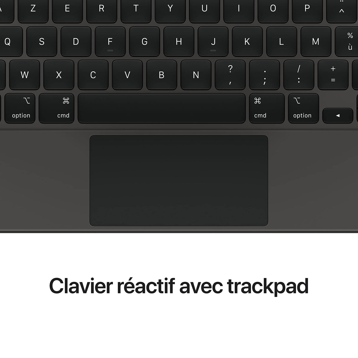 Apple Magic Keyboard (para el 12.9-Inch iPad Pro - 5.ª generación) - Francés - en Negro