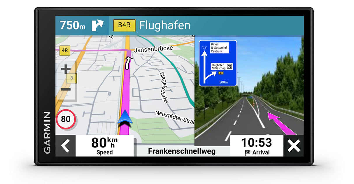 Garmin DriveSmart 66 EU MT-S, navegador GPS para coche de 6" con mapas de toda Europa de por vida y tráfico en directo