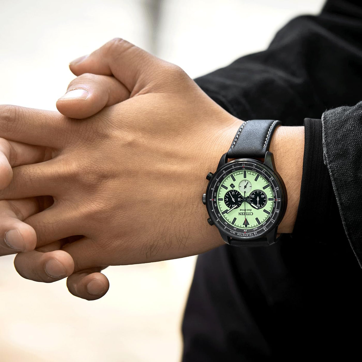CITIZEN Reloj Analógico para Hombres de Cuarzo CA4505-21X