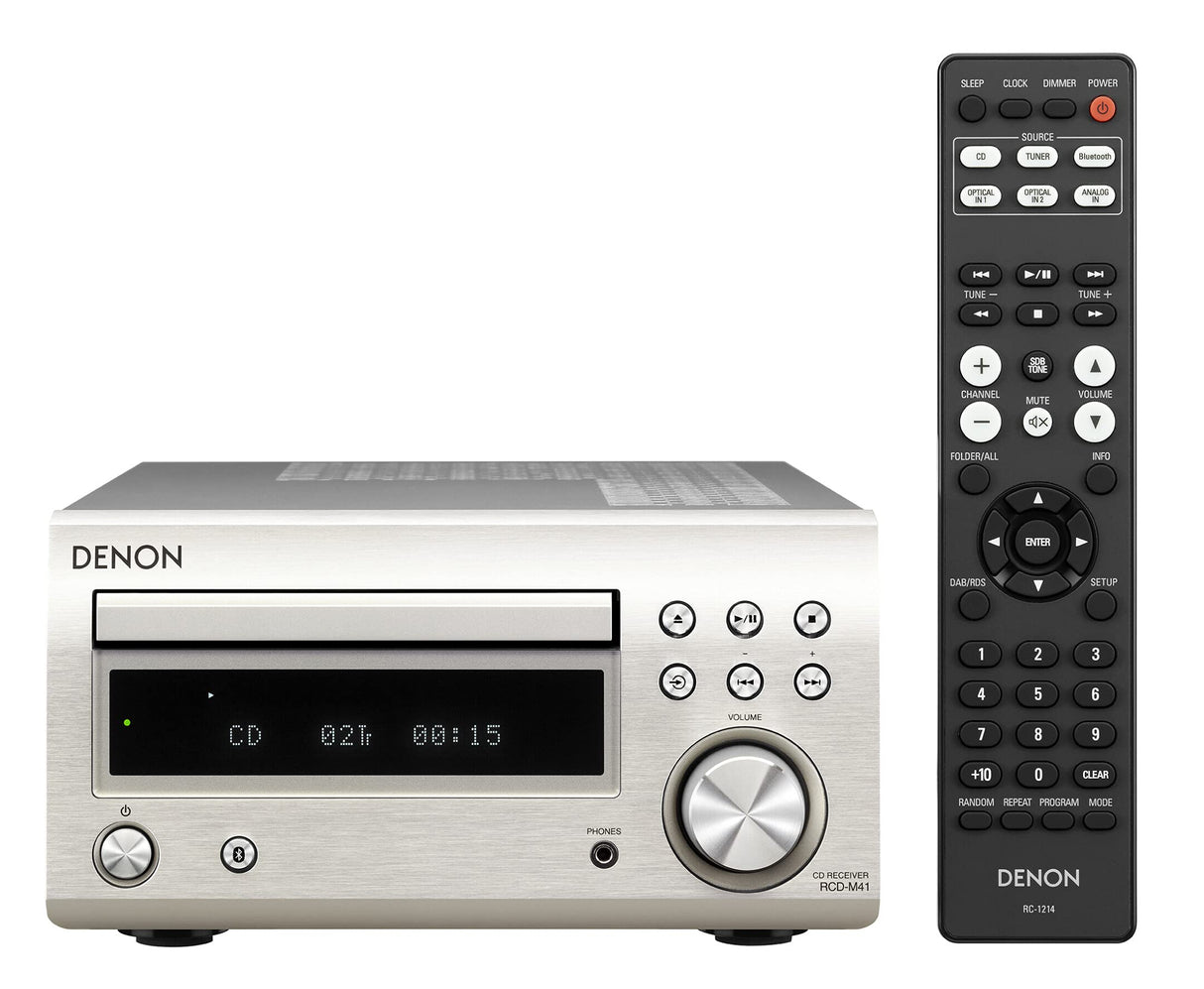 Marantz D-M 41 Sistema compacta Hi-FI 2x 30W de potencia de salida de plata / negro