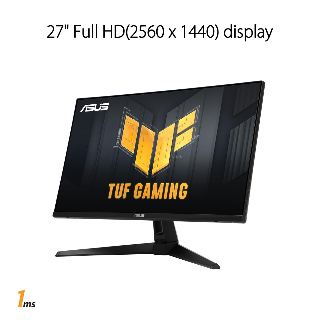 ASUS TUF Gaming VG27AQM1A - Monitor Gaming de 27 Pulgadas, QHD (2560x1440), 260Hz (OC), ELMB Sync, 1ms (GTG), Freesync Premium, Compatible con G-Sync, Variable Overdrive, 90% DCI-P3, DisplayHDR 400