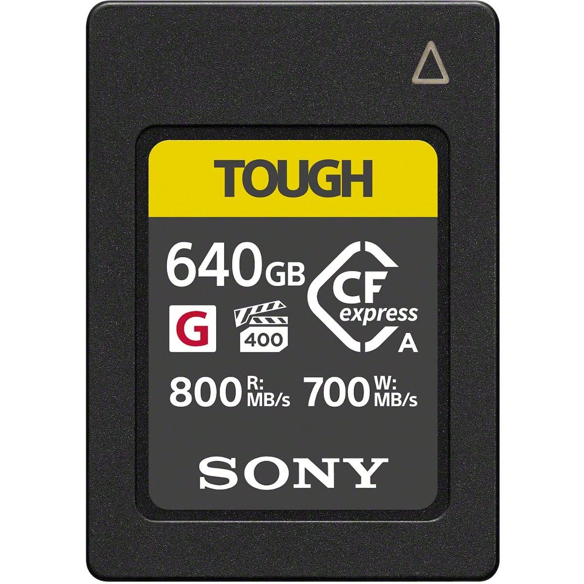 Sony VPG400 Tough CFexpress - Tarjeta de Memoria Flash de Alta Velocidad (Clase G, 640 GB, Tipo A (800 MB/s de Lectura y 700 MB/s de Escritura) - CEA-G640T