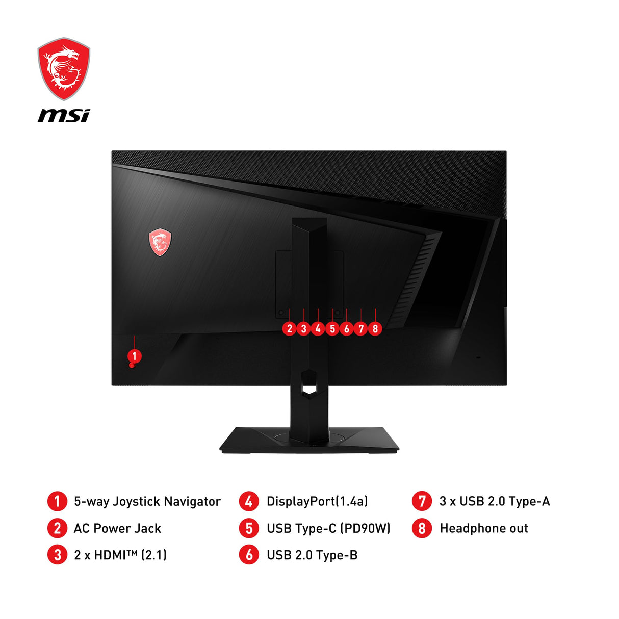 MSI Monitor Gaming mag 323UPF 4K Ultra HD 32"