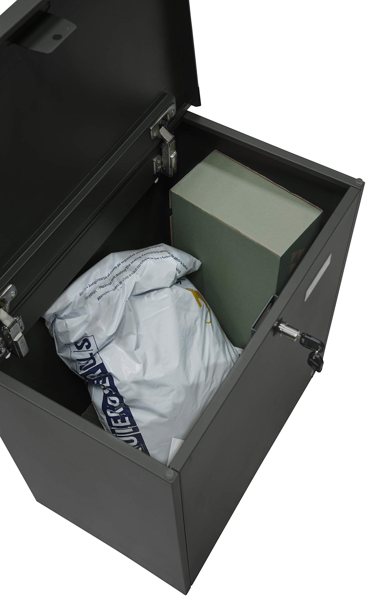 ARREGUI Bigpack Base EP2104 Individual de Paquetería Acero Grandes (Paquete Máximo: 46x45x24 cm) | Buzón para Compras Online | Negro | 50x51x31,5 cm