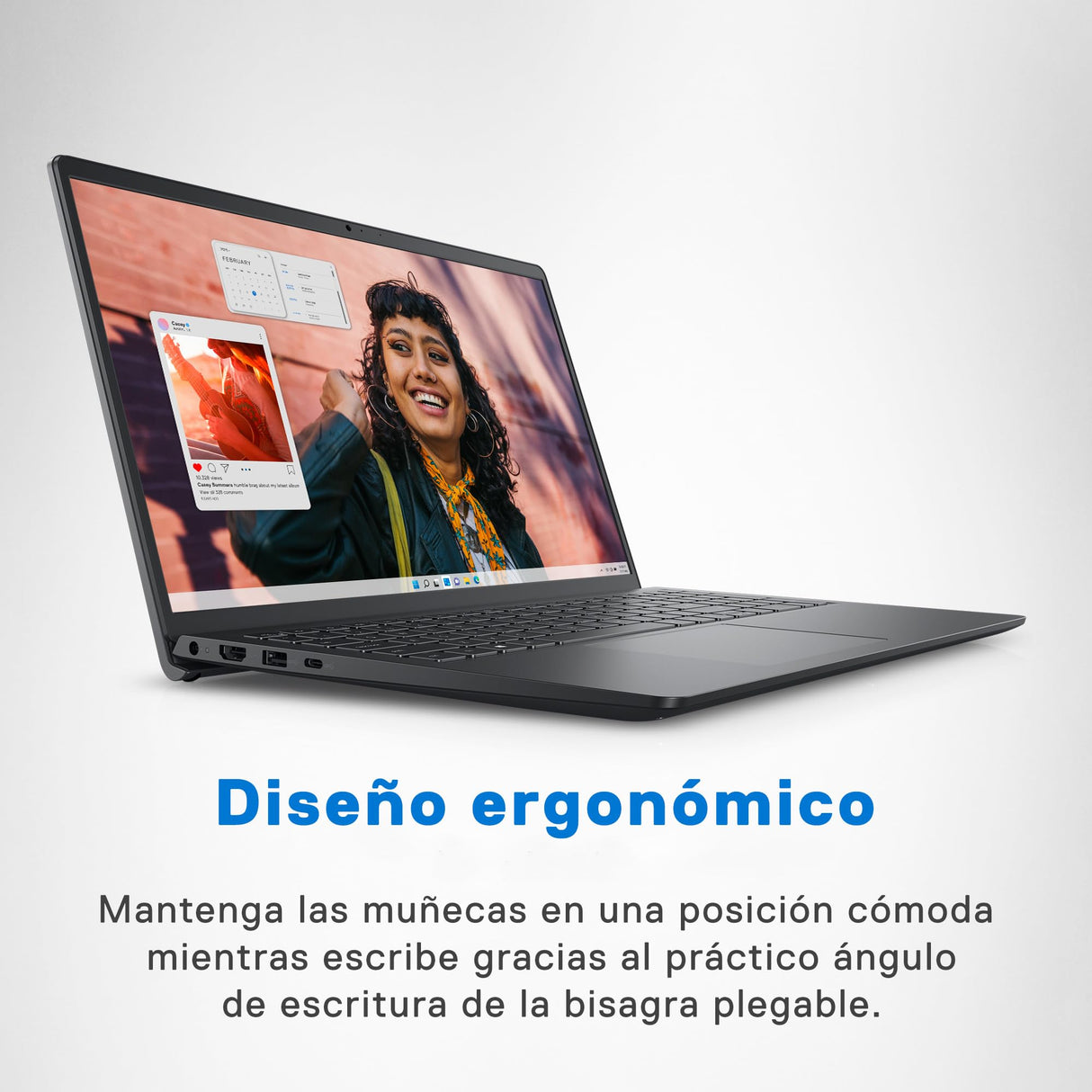 Dell Inspiron 15 (3530) Ordenador Portátil 15,6'' FHD+ 120 Hz, Intel Core i7-1355U, 16 GB RAM, 512 GB SSD, Intel Iris Xe Graphics, Windows 11 Home, Teclado Español QWERTY - Negro
