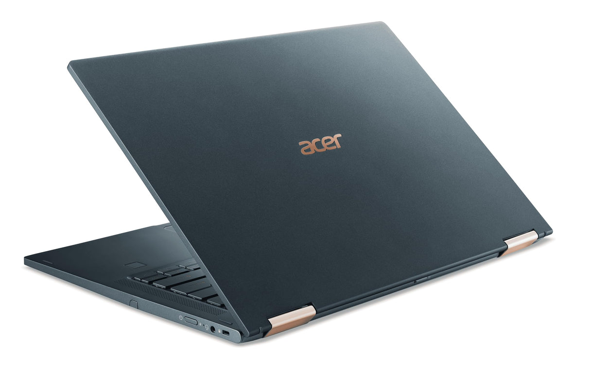 Acer Spin 7 SP714-61NA-S79F - Ordenador Portátil Convertible 14" FullHD (Qualcomm Kryo 495, 8GB RAM, 512GB SSD, Qualcomm Adreno 685, Windows 11 Home) Azul - Teclado QWERTY Español