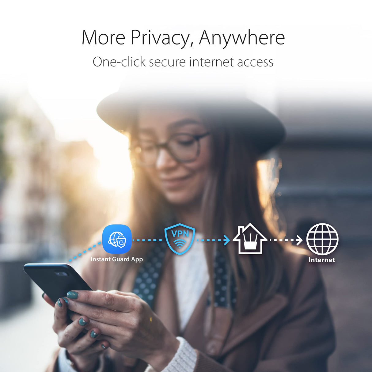 ASUS ROG STRIX GS-AX5400 - Router Wi-Fi 6 de doble banda para gaming, compatible con PS5 y juegos móviles, VPN Fusion, Instant Guard, Gear Accelerator, puerto de gaming, QoS adaptable, y Aura RGB