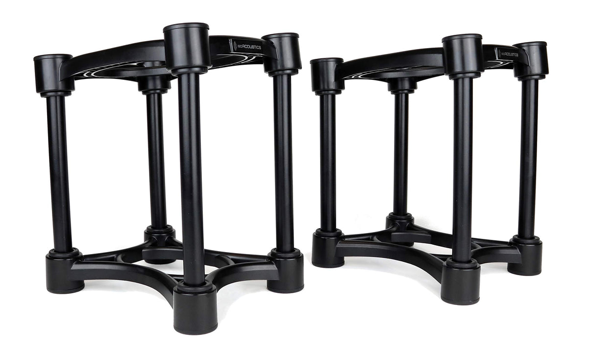 IsoAcoustics ISO-Stand Series Speaker Isolation Stands with Height & Tilt Adjustment: Iso-155 (15.5 x 19 cm) Pair