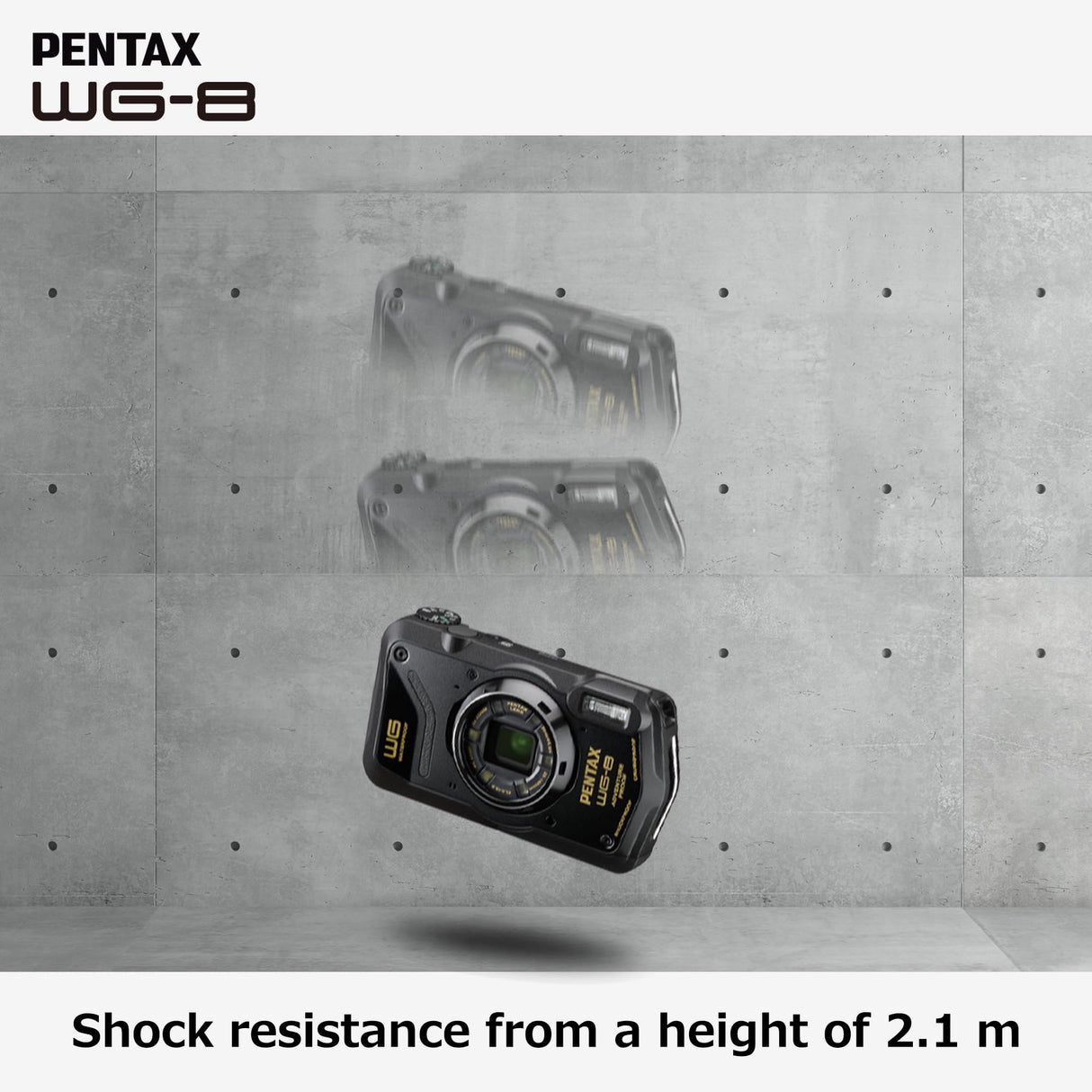 PENTAX WG-8 Digitalcamera Black