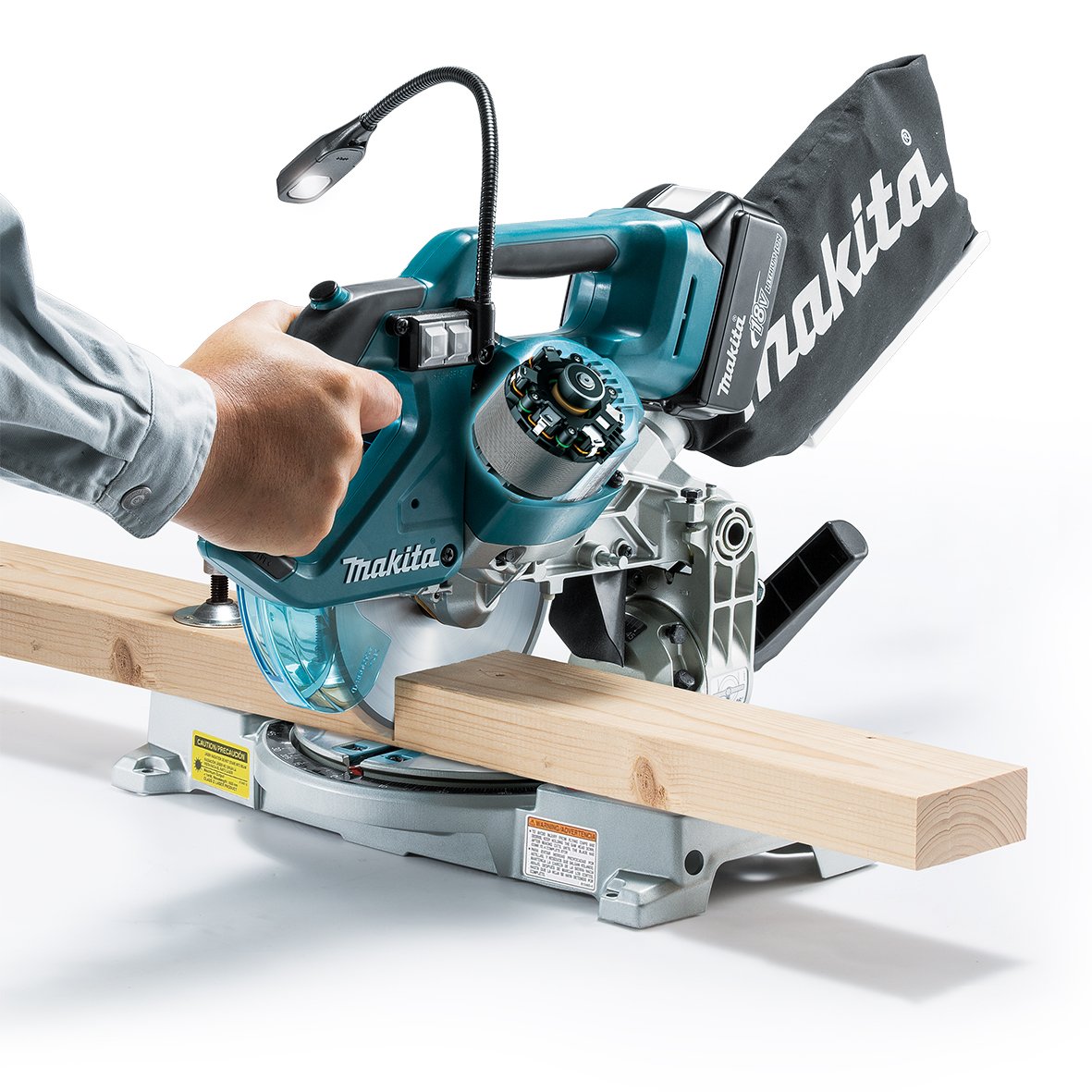 MAKITA DLS600Z Ingletadora a batería 18V Litio-ion 680 W, /sin baterías, sin cargador