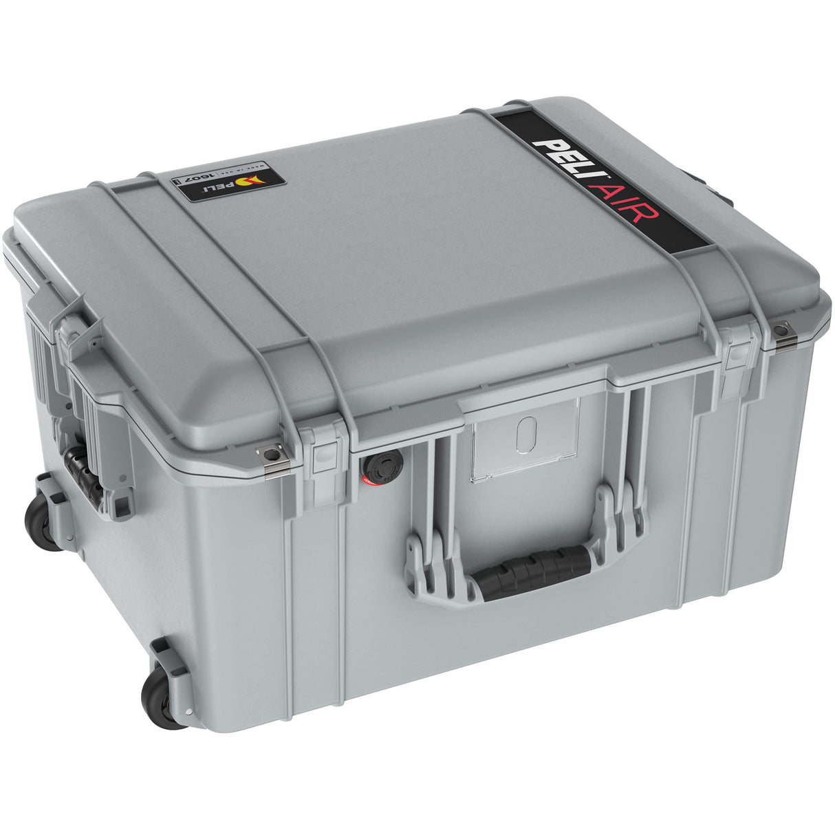 PELI 1607 Air Maleta Trolley Ultra Resistente y Ligera para cámaras y Sistemas ópticos, estanca e Impermeable al Polvo, 63L de Capacidad, Fabricada en EE.UU., sin Espuma, Color Gris