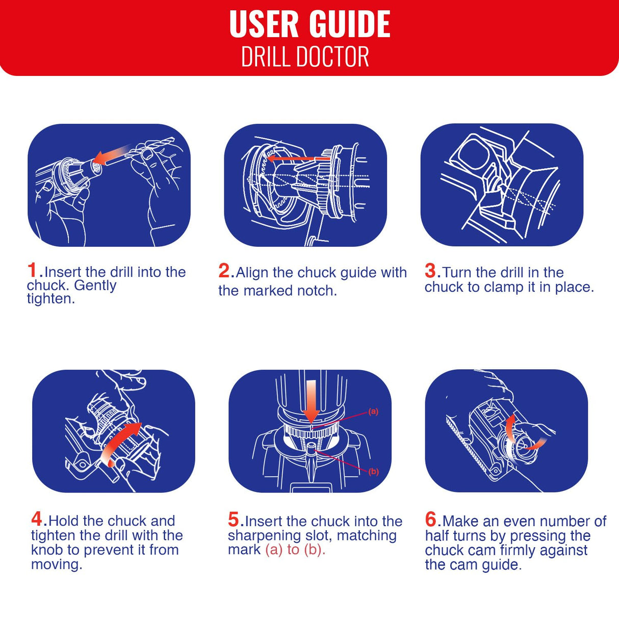 Tivoly Drill Doctor 500 - Afiladora de brocas (de 2,5 a 13 mm, punta 118º y 135º)