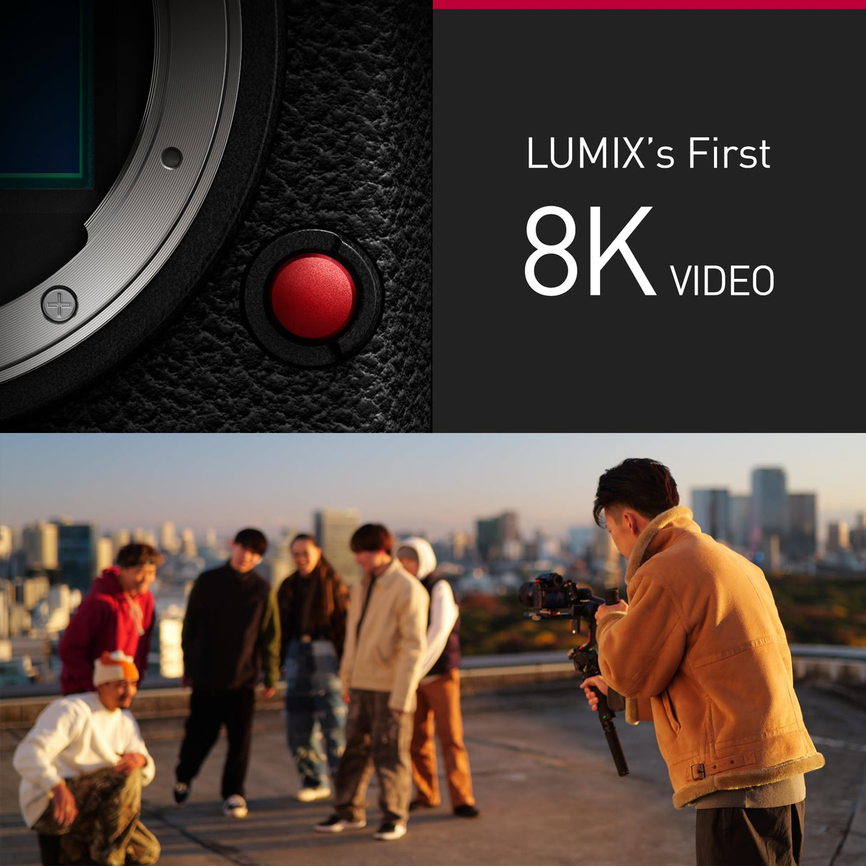 Panasonic LUMIX S1RM2ME Cámara Sin Espejo de Fotograma Completo, 44MP, Video 8K, Active I.S, Grabación 4:2:2 10 bit, 4K 120p, 60p y 6K 30p Open Gate, Montura L, DC-S1RM2ME,
