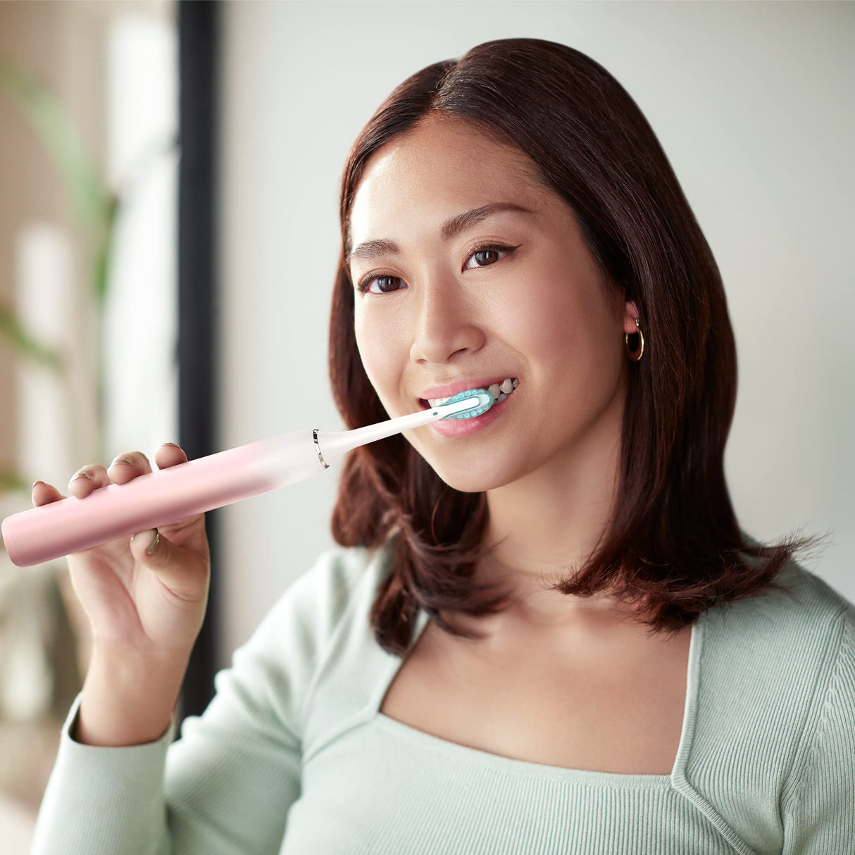 Philips Hx9911/84 Sonicare Diamond Clean 9000 Series, cepillo de dientes eléctrico eléctrico, rosa, 1 unidad, paquete de 1