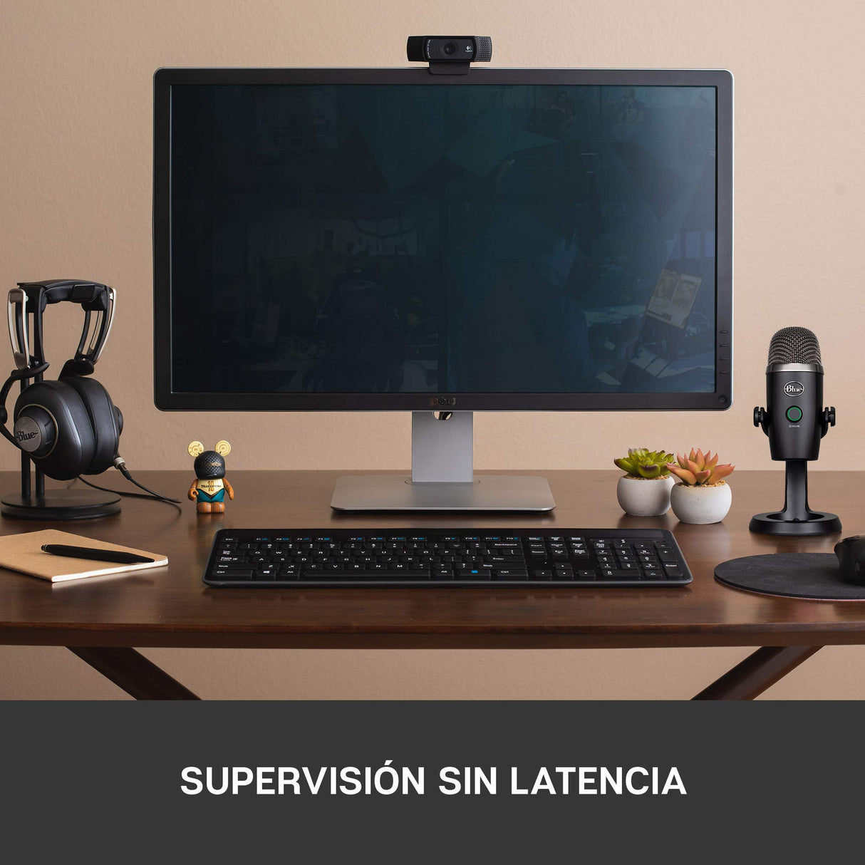 Logitech for Creators Blue Yeti Nano Micrófono de condensador USB Premium, Grabación, Streaming, Gaming, Podcasting, PC, Mac, Efectos Blue VO!CE, Cardioide y Omnidireccional, Sin Latencia - Negro