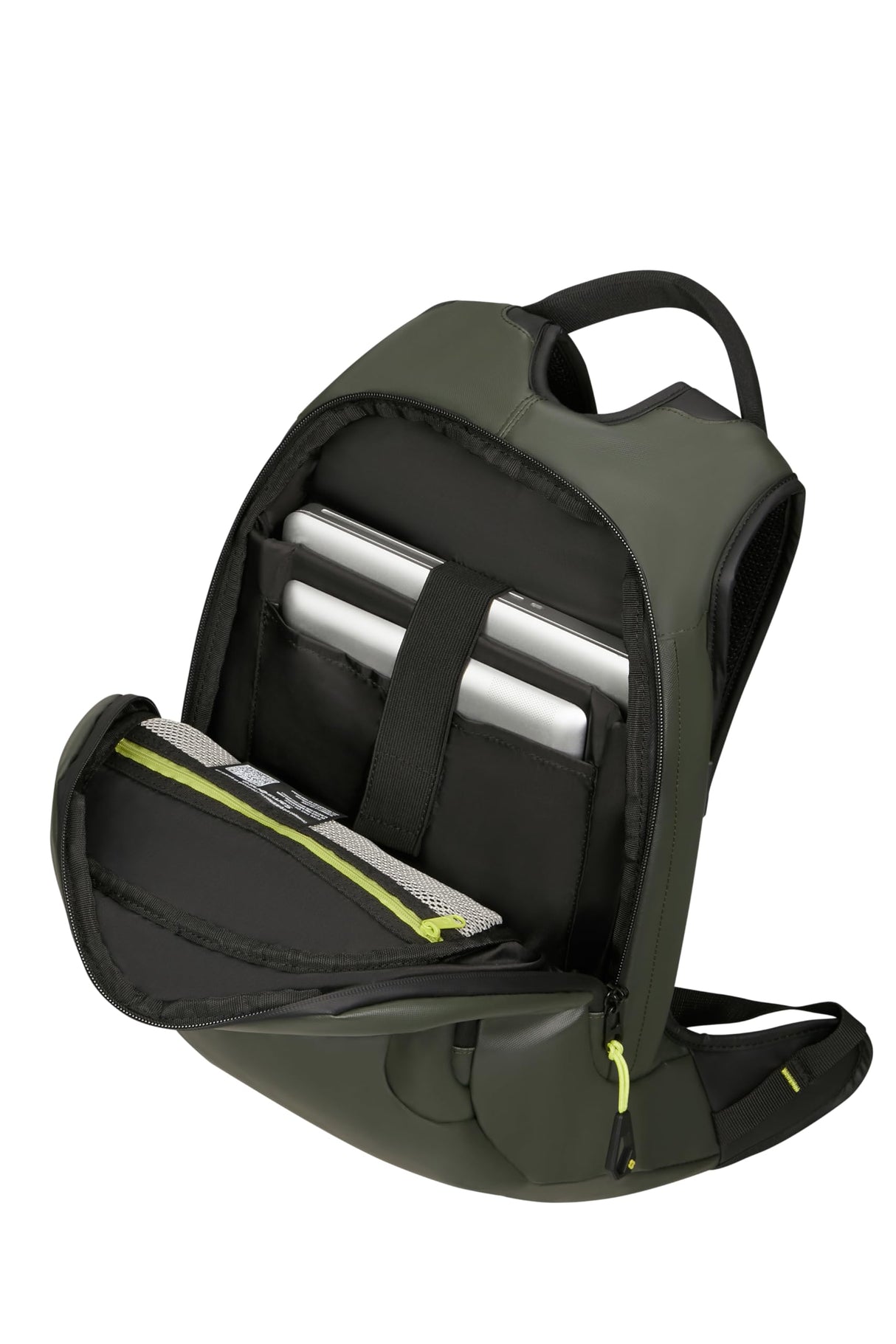 Samsonite Paradiver Light - Mochila portátil 15.6 pulgadas, 45 cm, 19 L, Verde Selva