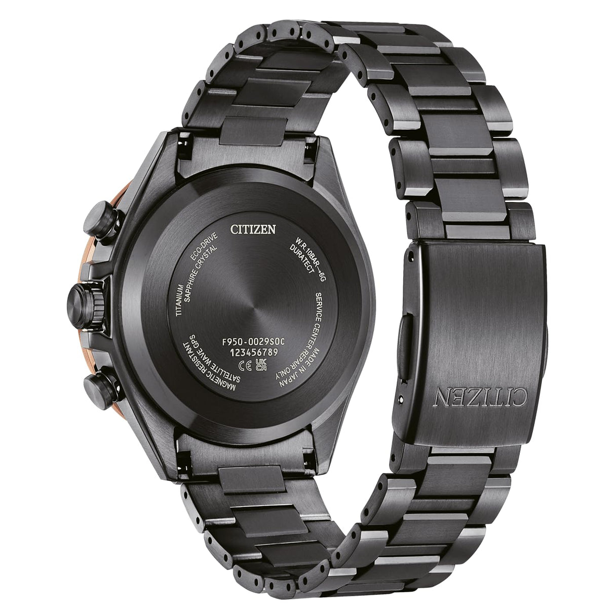 CITIZEN Reloj Cronógrafo para para Hombre de Eco-Drive con Correa en Titanio CC4074-61W