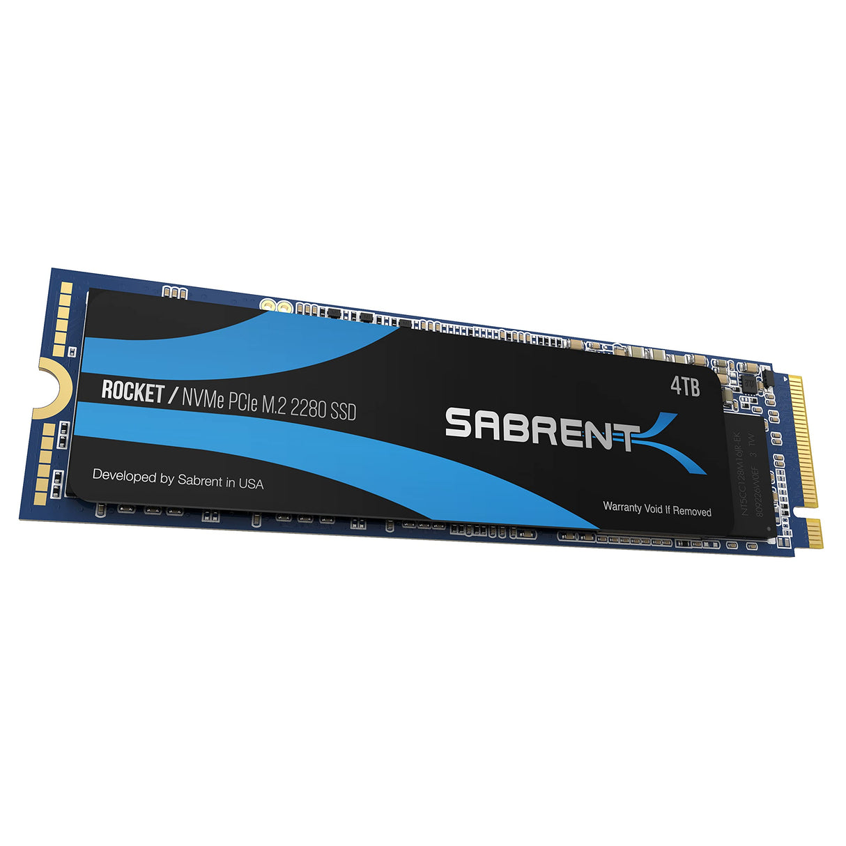 SABRENT SSD 4TB, M.2 SSD 4TB, NVMe 4TB PCIe M.2 2280, Velocidades internas de SSD de hasta 3450 MB/s, Rendimiento Extremo, Distribuidor Autorizado 5 años de garantía (SB-ROCKET-4TB)