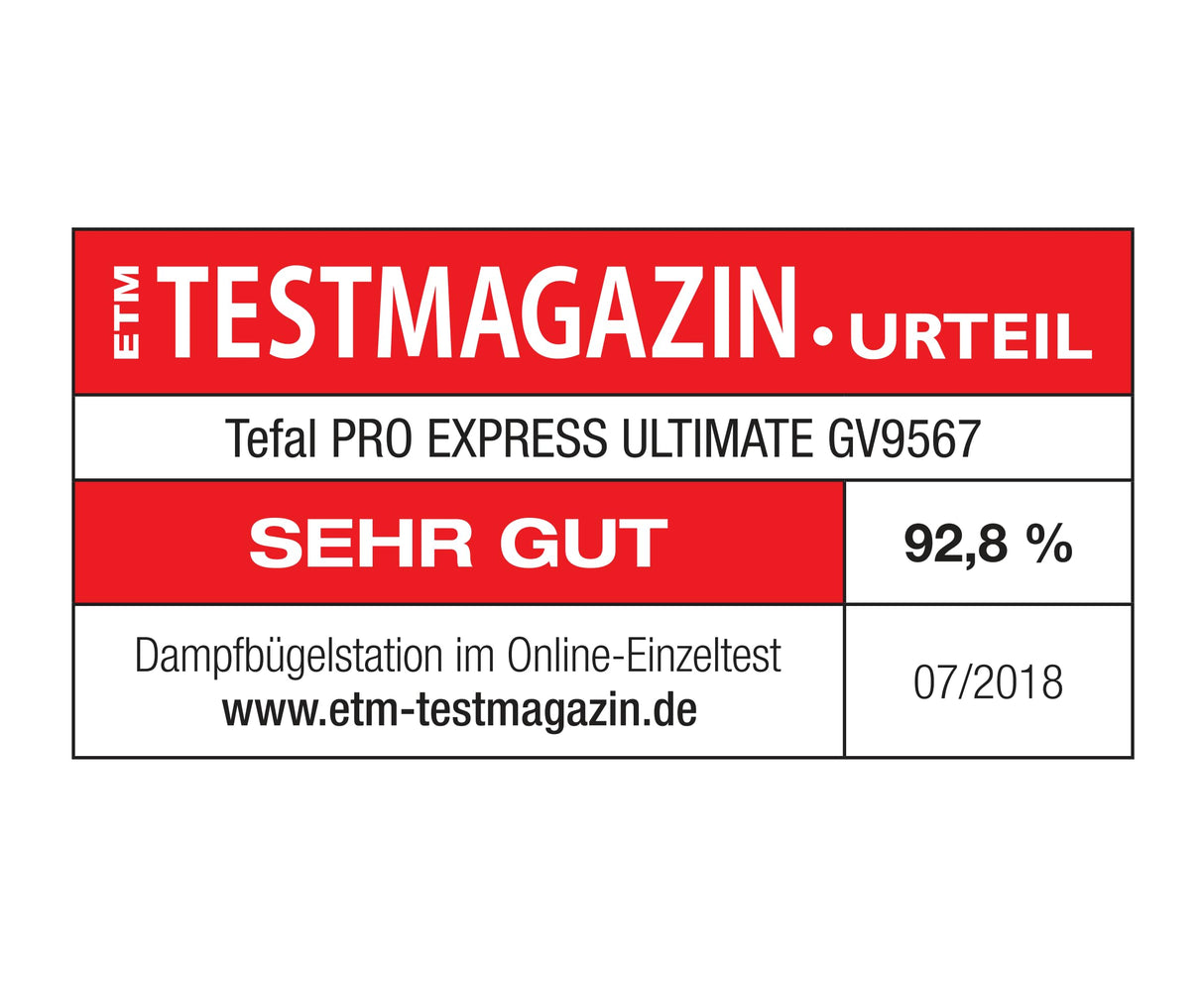 Tefal Iron Station (GV9567) Pro Express Ultimate white grey
