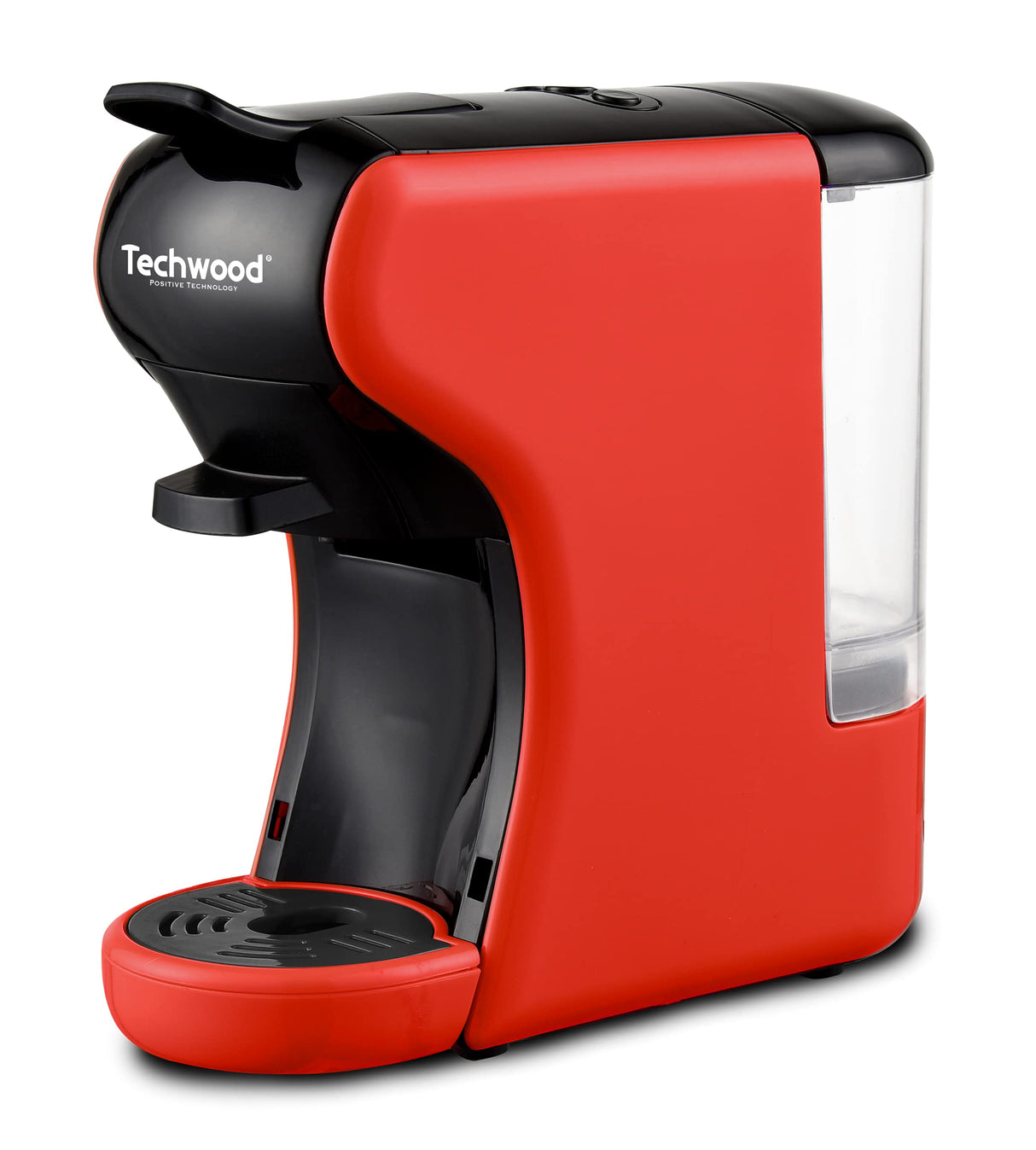 Techwood TCA-195N, Cafetera de café (varios cápsulas), color rojo