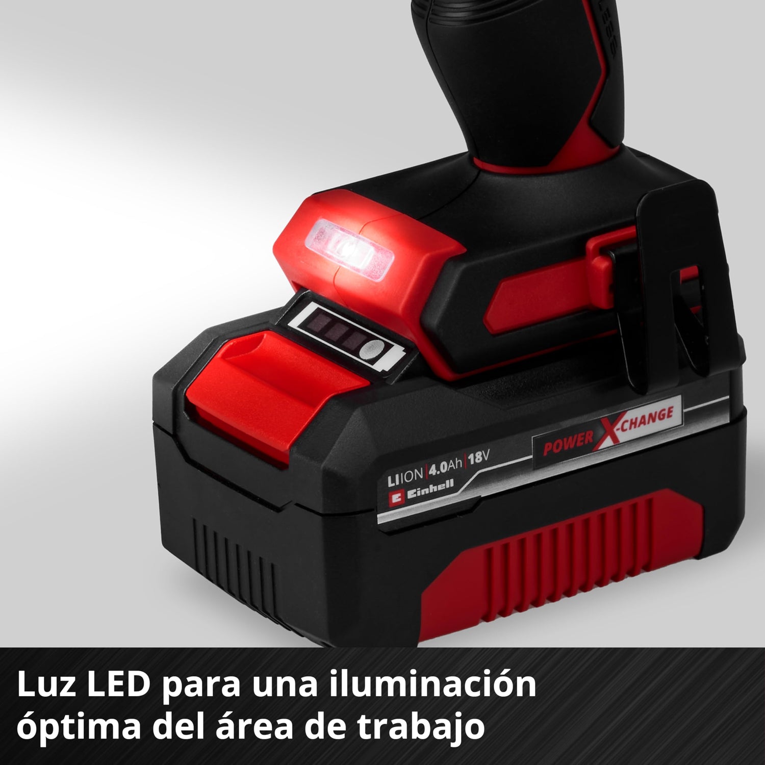 Einhell Professional atornillador de impacto con batería IMPAXXO 18/450 (1x4,0Ah) Power X-Change (18 V, 450 Nm, brushless, alojamiento cuadrado exterior, incl. batería 4 Ah, cargador, juego de llaves)