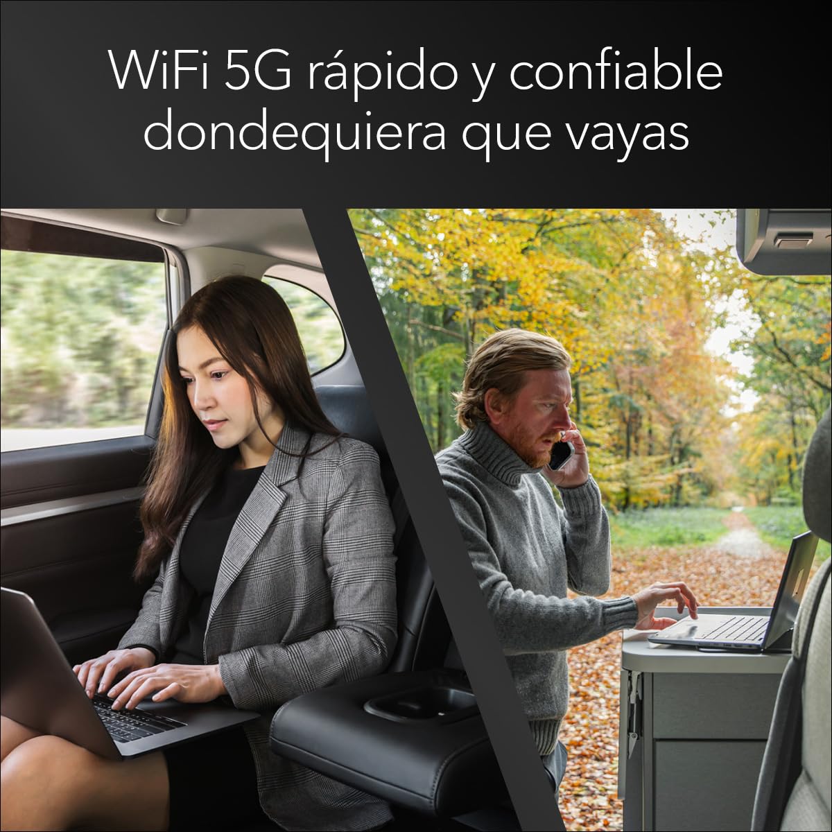 NETGEAR Nighthawk M6 Pro (MR6450), Router 5G con Ranura Sim Desbloqueada, Hotspot WiFi 5G Portátil, Router Módem Móvil 5G para Hogar/Negocio, 5G & 4G MiFi, WiFi 6E AX3600 , hasta 32 dispositivos