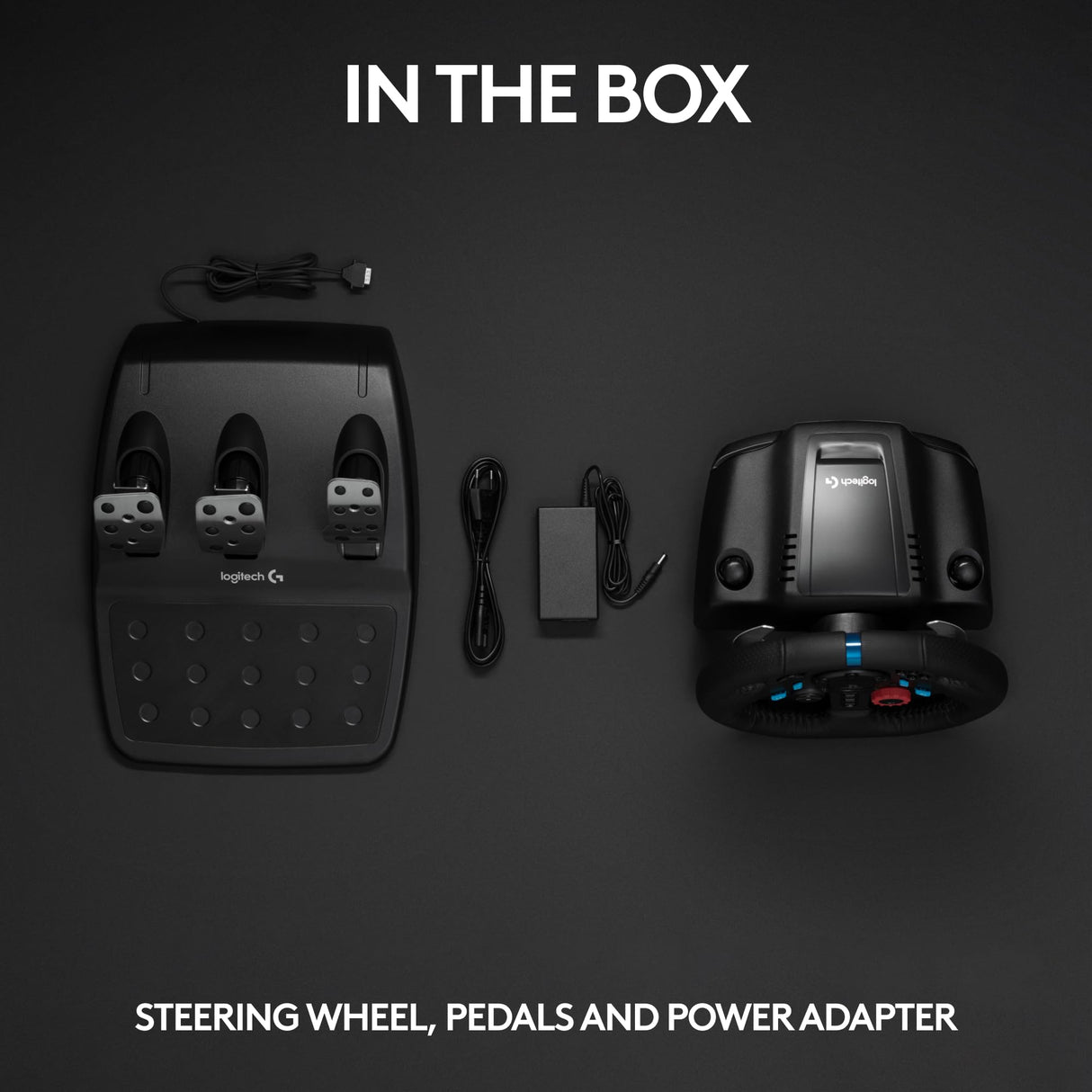 Logitech G G29 Driving Force Racing Wheel and Floor Pedals, Enchufe británico - Negro