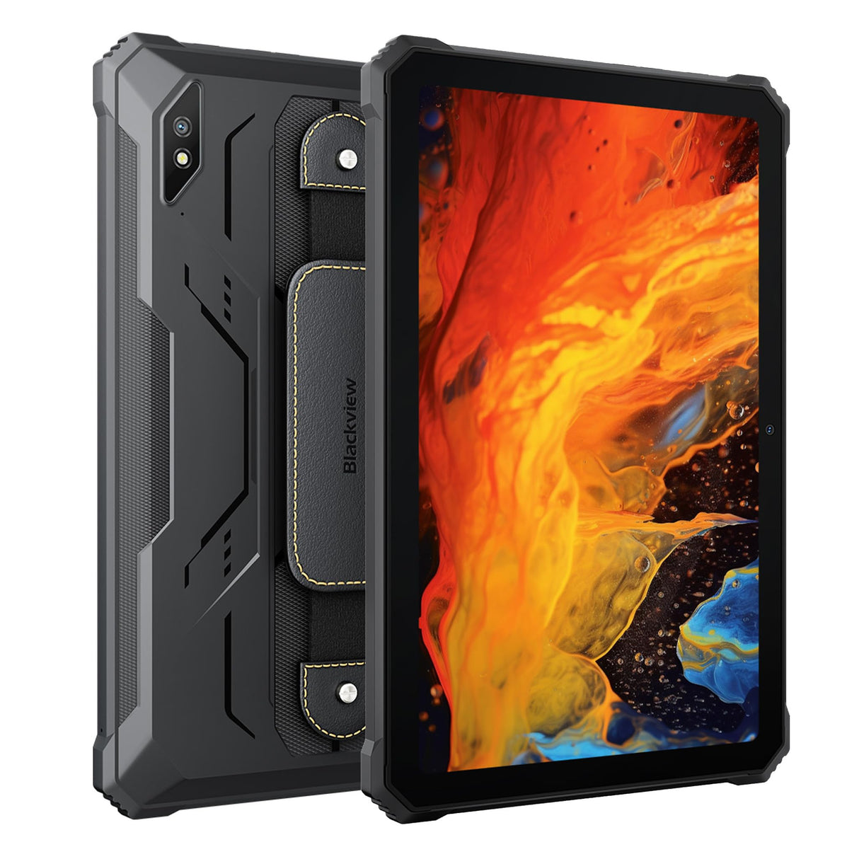 Blackview Active 8 Pro - Tablet Impermeable a Prueba de Golpes (Android 13-256 GB ROM/8 GB RAM, batería de Larga duración, 22000 mAh, Color Naranja