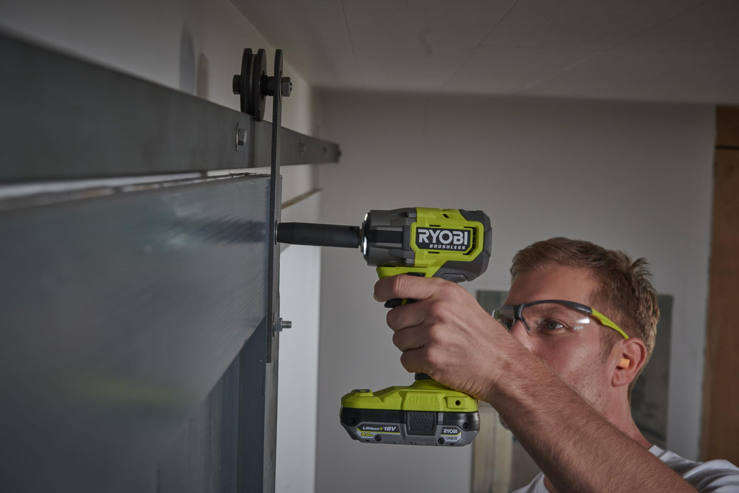RYOBI RIW18CBL-0 18V ONE+ - Llave de impacto compacta inalámbrica sin escobillas (herramienta desnuda)
