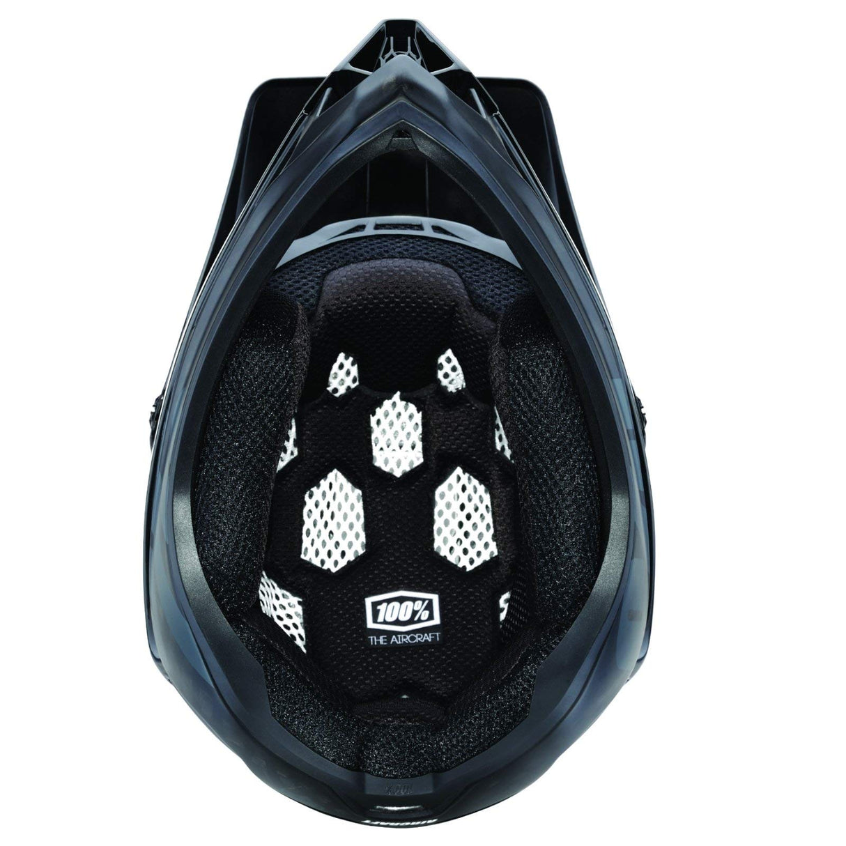 Inconnu 100% Aircraft Casco Integral Unisex, Negro