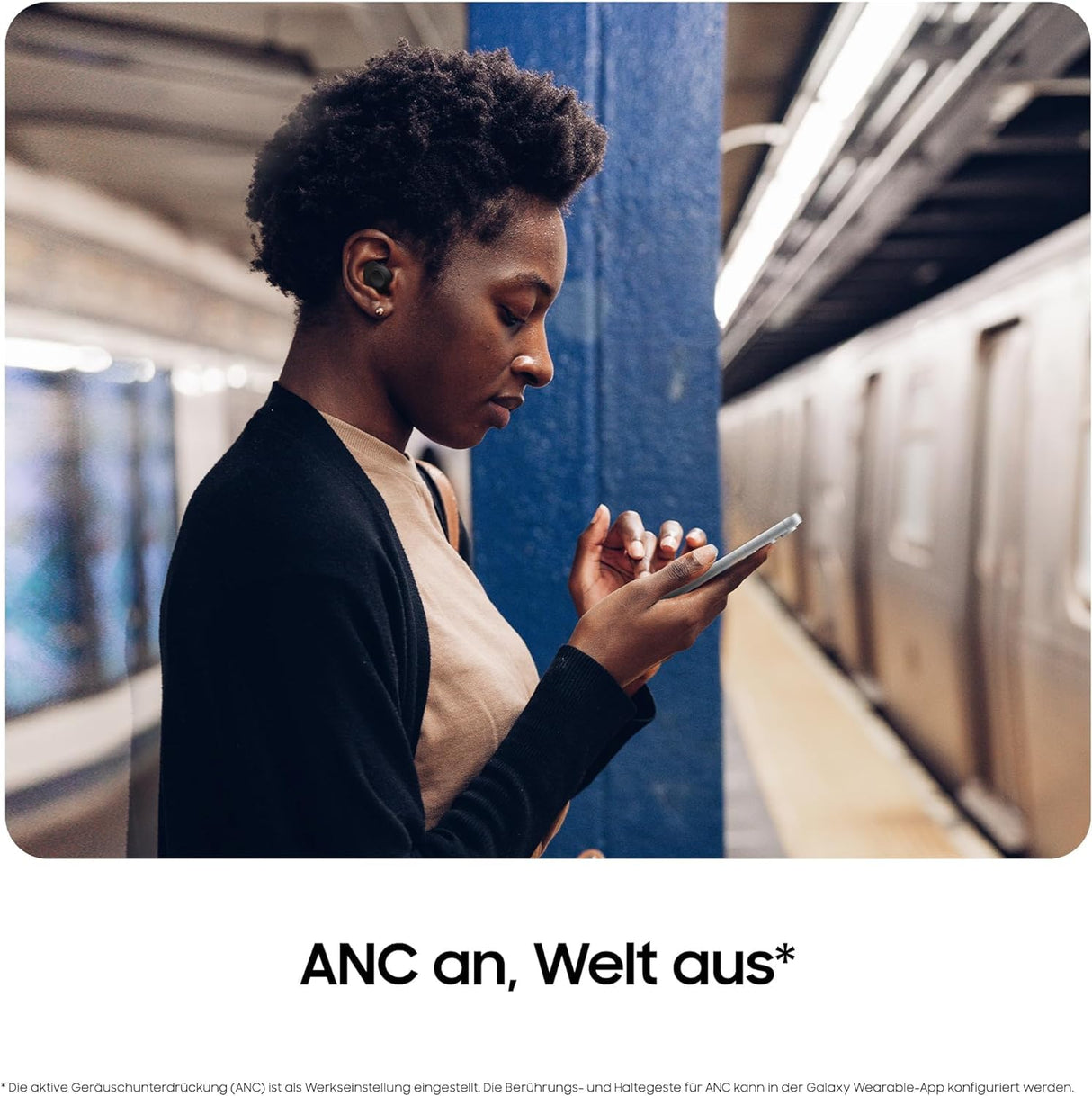 SAMSUNG Galaxy Buds FE - Auriculares inalámbricos con Bluetooth (Incluye Funda de araree Bean, cancelación Activa de Ruido (ANC), 3 micrófonos, Control táctil, Graves Profundos, con Cable de Carga,