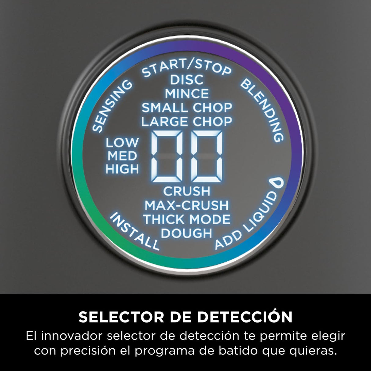 Ninja Detect Power Pro Batidora y Procesador de alimentos 3 en 1 (1200W), vaso de 680 ml y cuchilla para masa, ideal para mezclar, picar y batir, negro, TB401EU