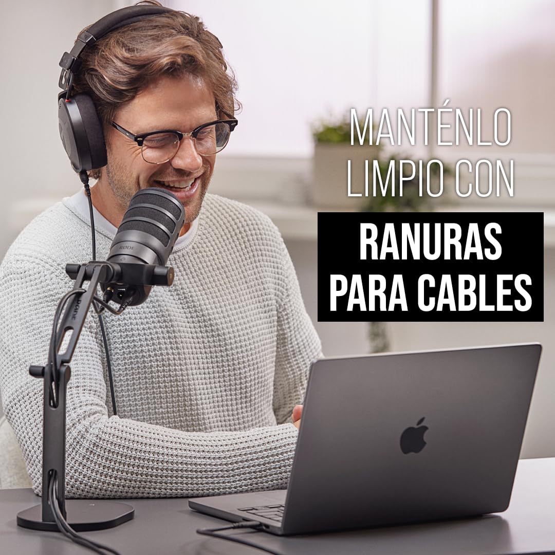RØDE DS2 Brazo de estudio de escritorio para micrófonos, cámaras, teléfonos inteligentes, luces y otros accesorios (hasta 900 g)