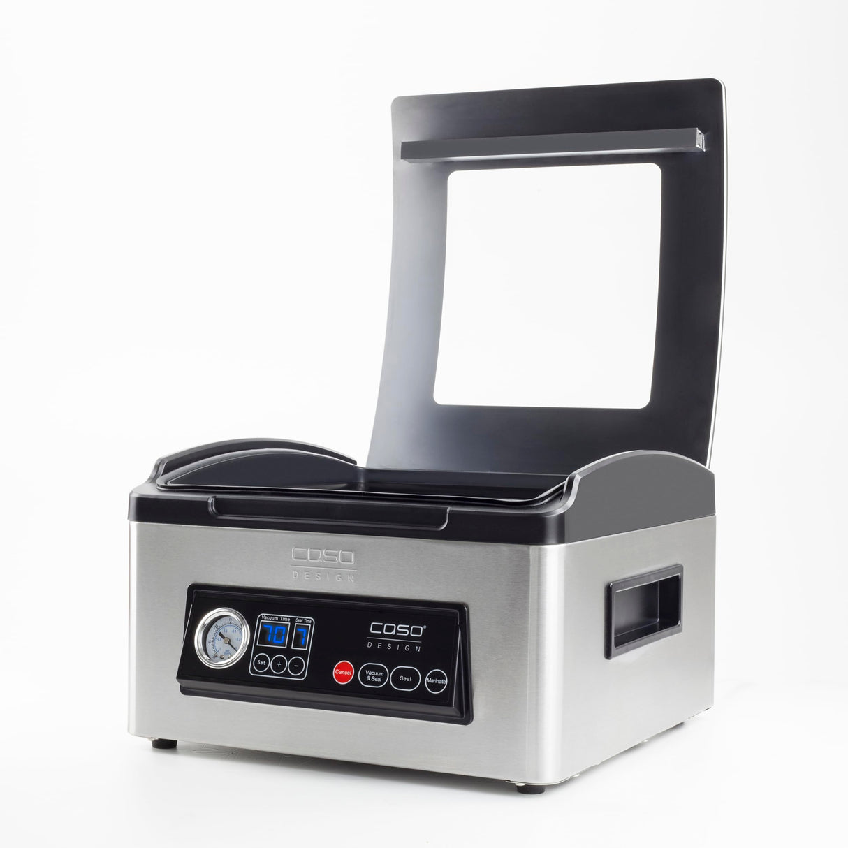 'Potente profesional "vakuch EF70; Envasadora al vacío profesional Bomba de vacío 60 L/M, vacío dispositivo, doble rugosos, Digital Proceso Mostrar, Solo 13 kg Cámara dispositivo