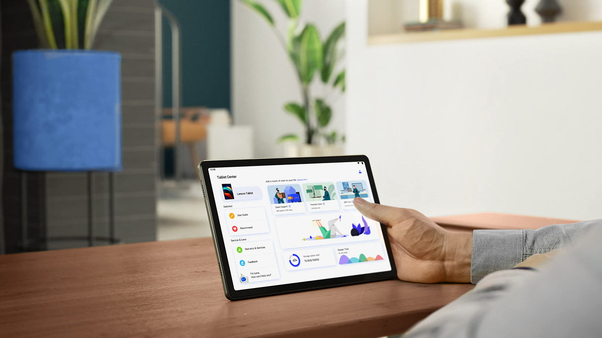 Lenovo Tab M10 Plus (3rd Gen) - Tablet de 10.61" 2K (Qualcomm Snapdragon SDM680, 4GB de RAM,128GB ampliables hasta 1TB,4 Altavoces,WiFi + Bluetooth,Android 12) Precision Pen 2 + Funda - Gris Oscuro