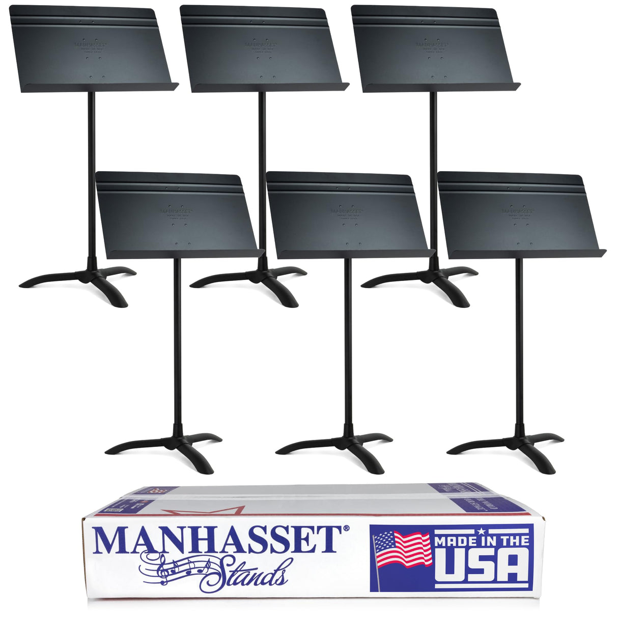 Con función de atril Manhasset Symphony (6 unidades) - negro