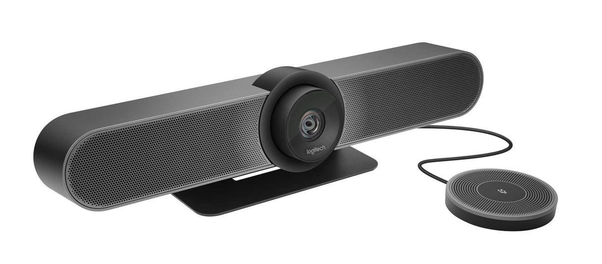 Logitech Microfóno de Expansión para Sistema de Cámara para Conferencias MeetUp, Cable 6m, Indicadores Luminosos LED, Microfóno Mono, Banda Ancha, Supresión de Ruido, PC/Mac/Portátil/Macbook/Tablet