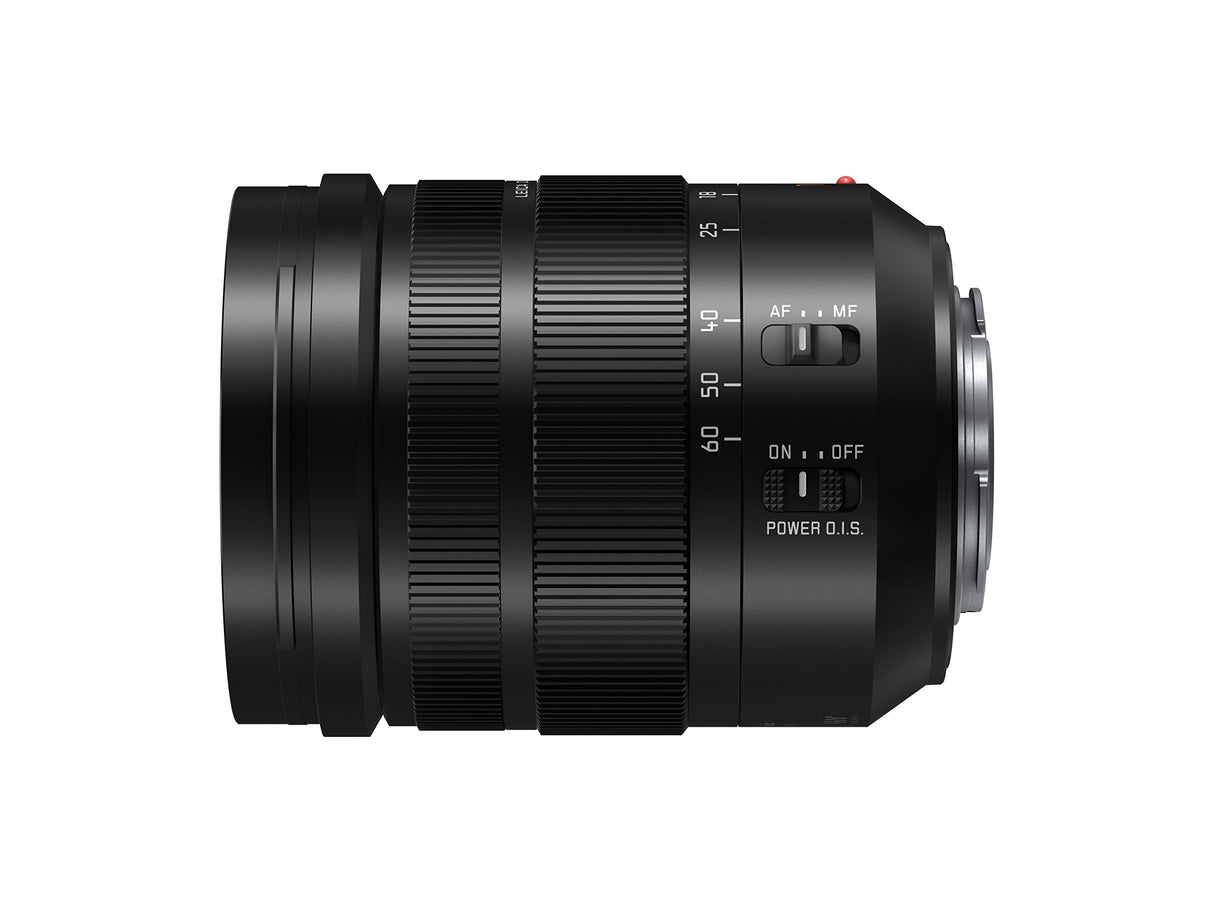 Panasonic LEICA DG VARIO-ELMARIT H-ES12060 - Objetivo Zoom estándar para cámaras de montura M4/3 (Focal 12-60 mm, F2.8-F4, lentes asféricas, tamaño filtro 62 mm, POWER O.I.S), negro
