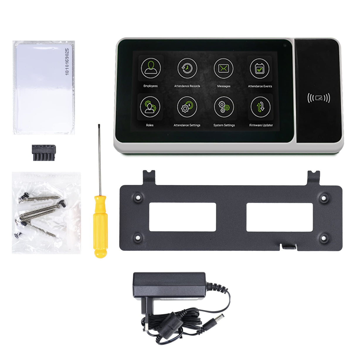 Escáner QR Certificado Verde Covid-19 ZYNK-ZPAD-PLUS-QR-12-S, WiFi, 2 MP, Pantalla táctil de 7 Pulgadas, RFID, Huella Digital, código QR, Bluetooth, Plug and Play