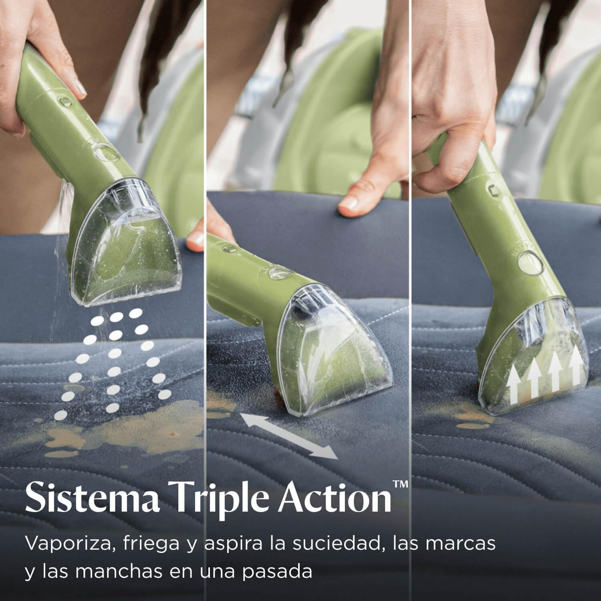 BISSELL Little Green, Aspiradora de Agua Tapicería, Lava Aspiradora para Manchas Cotidianas y Suciedad, Limpiador de Liquidos para Alfombras, Tapicería, Sofá, Auto & Más, Motor Potente de 340W, 4098N