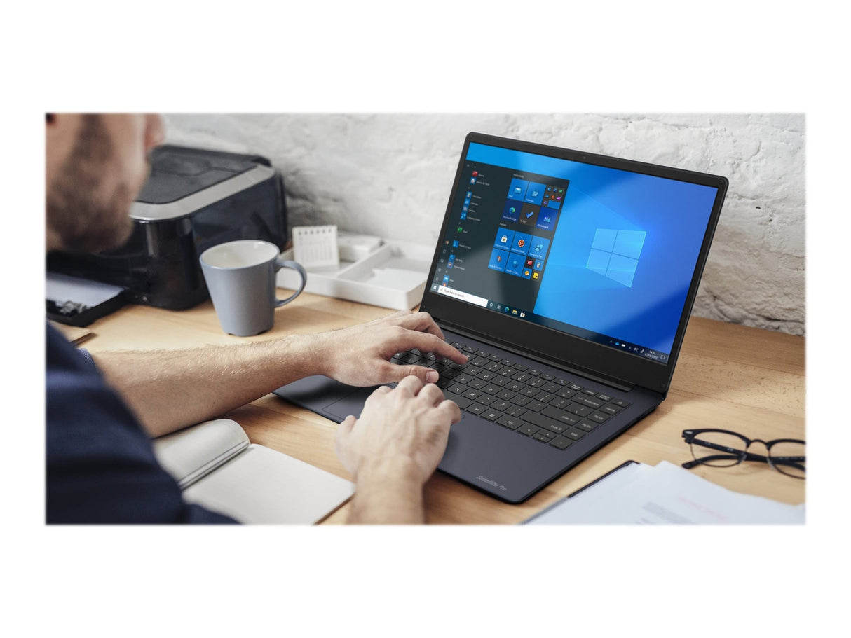 Toshiba Dynabook Satellite Pro C40-G-11G - Ordenador portátil 14.0" FullHD (Intel Core i5-10210U, 8GB RAM, 512GB SSD, Windows 10 Pro 64 bits) Azul Oscuro - Teclado QWERTY español (A1PYS26E1158)