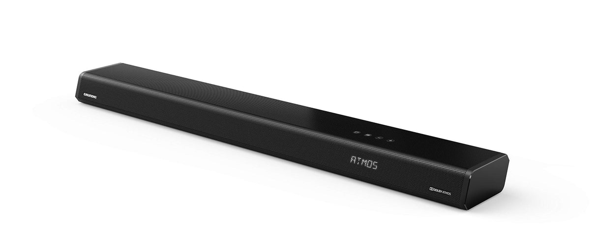 Grundig DSB 1000 - Barra de Sonido con subwoofer Integrado, diseño Delgado, 2.1 Canales Dolby Atmos, Potencia Musical de 120 W, Bluetooth 4.2, HDMI (ARC), óptico, coaxial y Entrada Auxiliar, Color