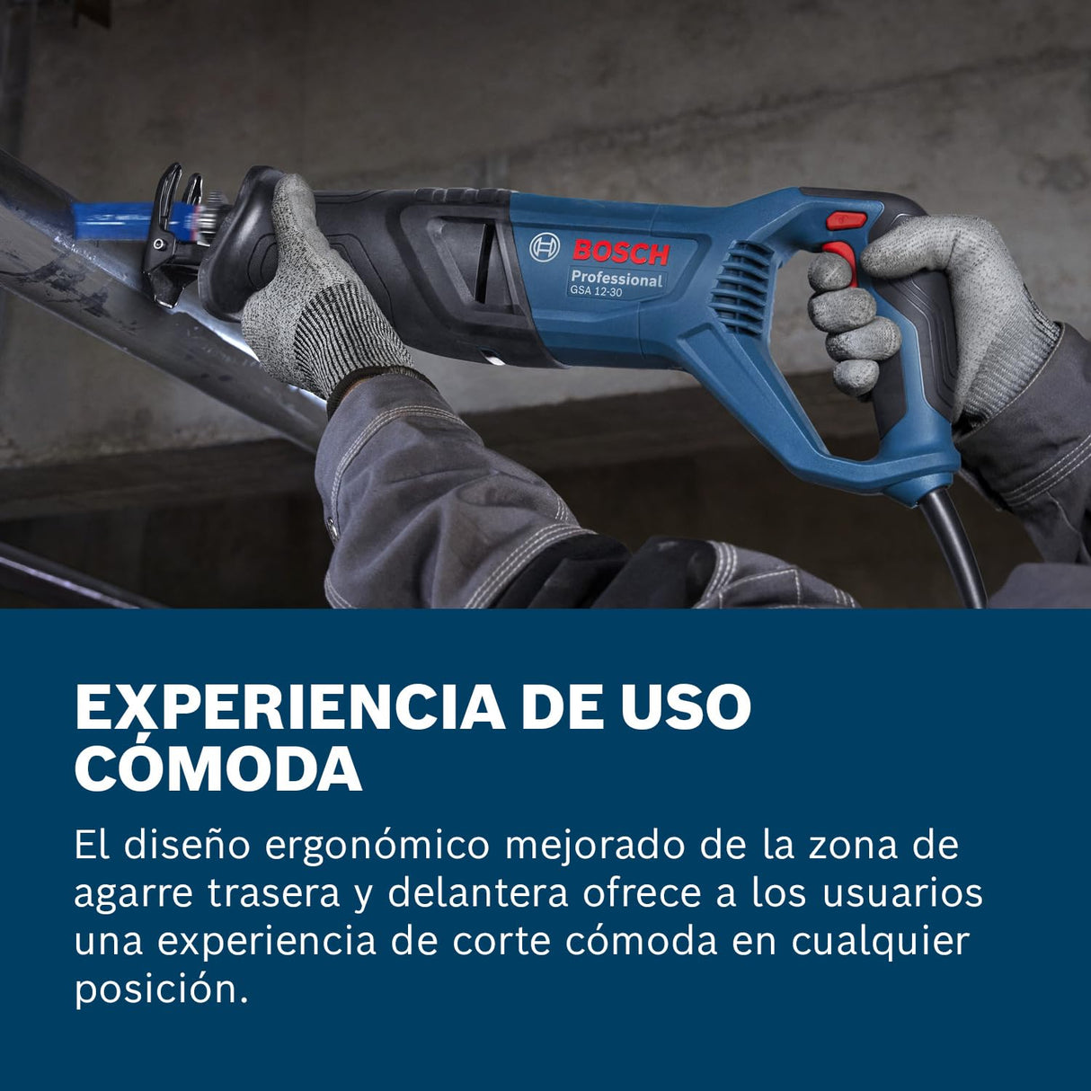 Bosch Professional sierra sable GSA 12-30 (con maletín de transporte)