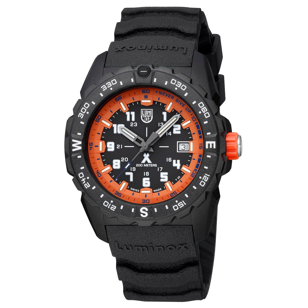 Luminox Reloj Analógico para Hombres de Cuarzo Suizo con Correa en Caucho XB.3739