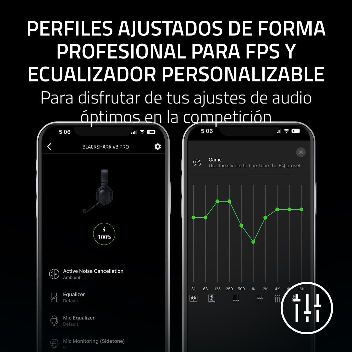 Razer BlackShark V3 Pro Xbox S|X - Auriculares e-Sports inalámbricos con ANC - Cancelación Activa del Ruido - Controladores Triforce de 50 mm - HyperSpeed 2,4 GHz & Bluetooth - Xbox/PC | Negro