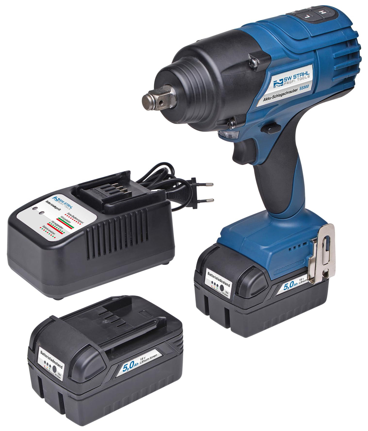 SW-Stahl Atornillador de impacto inalámbrico S3300, 1 pulgada, 900 Nm, 18 V, para cambio de neumáticos
