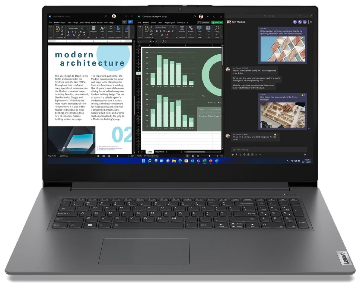 Lenovo Notebook V17 G4 IRU 17.3" i5-1335U 1.3GHz RAM 8GB-SSD 512GB M.2 NVMe-Win 11 Prof Grigio (83A20016IX) Marca