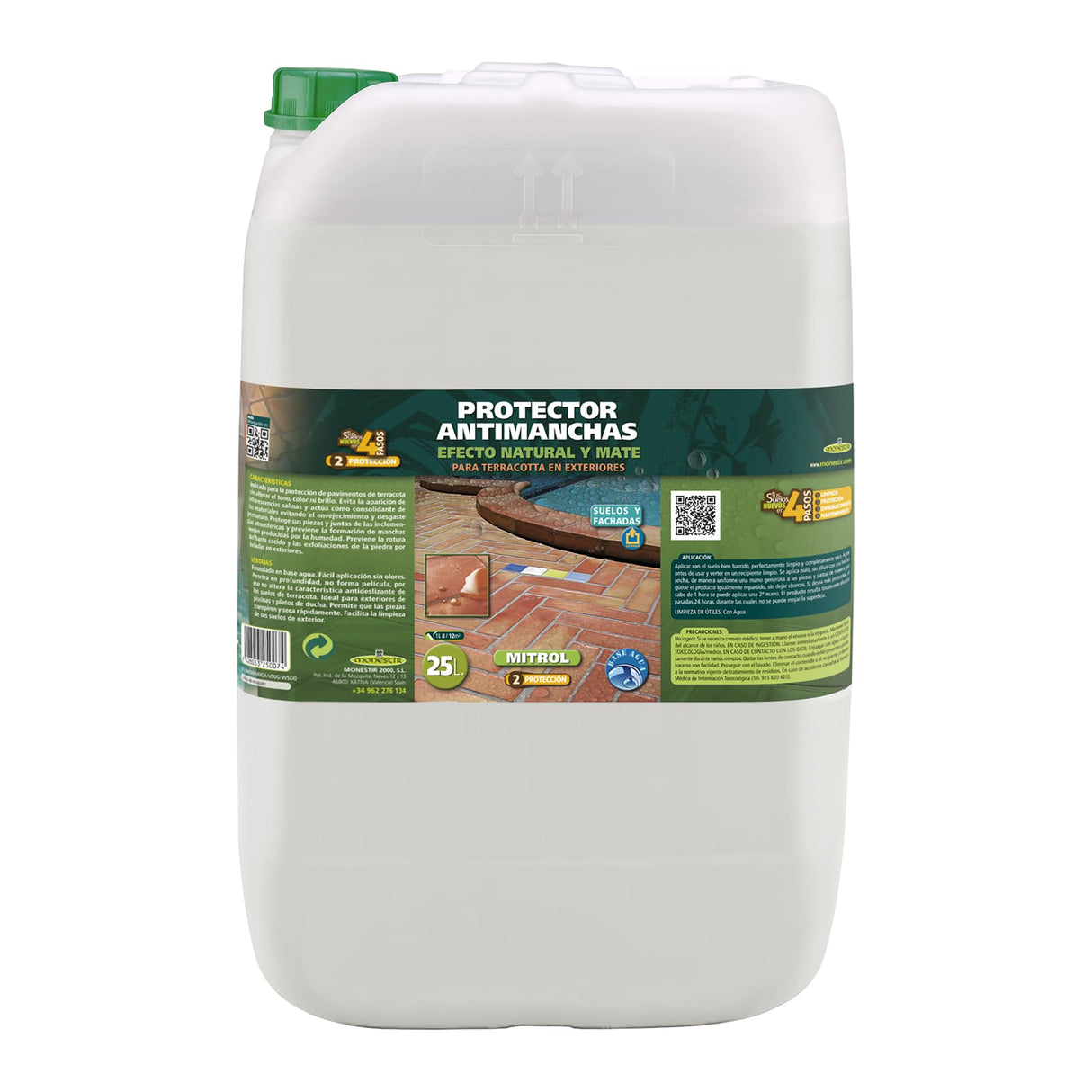 Monestir - MITROL Protector Antimancha Exteriores Efecto Mate - 25 Litros