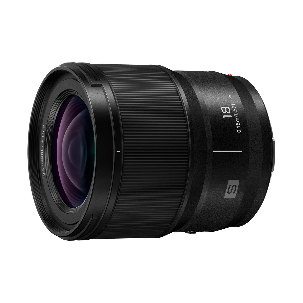 Panasonic LUMIX S Series Lente de cámara, 18 mm F1.8 L Lente Intercambiable para cámaras Digitales de Marco Completo sin Espejo - S-S18