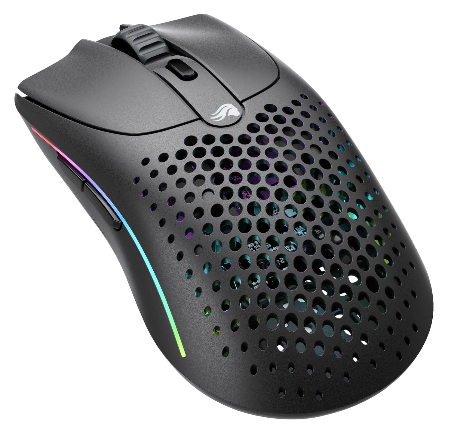 Glorious Gaming Model O 2 Wireless Ratón gaming inalámbrico - Híbrido 2,4 GHz y Bluetooth, 68g superligero, gran batería, sensor PPP 26K, RGB, ambidiestro, 6 botones, deslizadores de PTFE - Negro